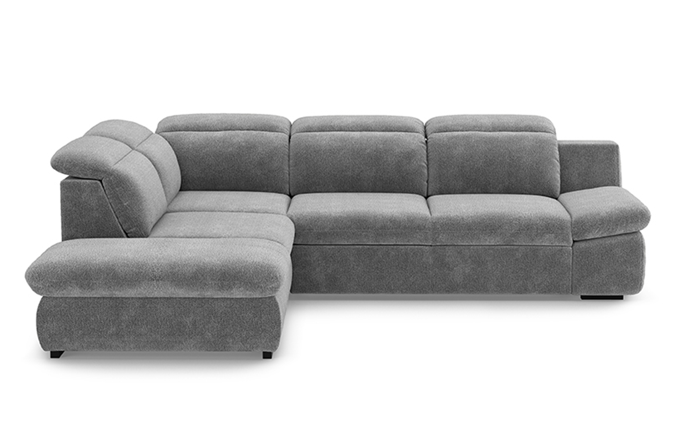 Extendable corner sofa Loran, grey  4